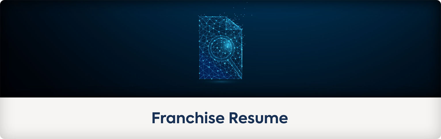 Vetrepreneur Franchise Coaching Franchise Resume