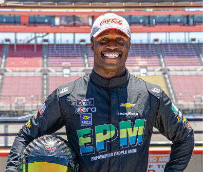 Jesse Iwuji Jesse Iwuji Motorsports 2022 Vetrepreneur of the Year® Navy Veteran