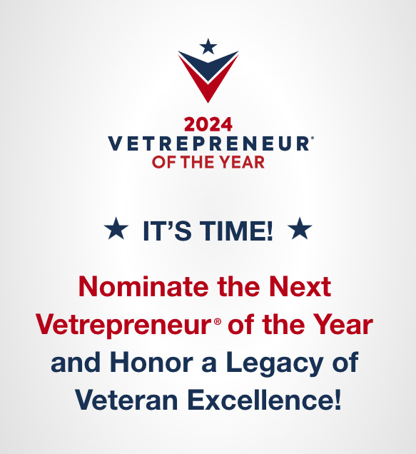 Nominate the Next Vetrepreneur of the Year