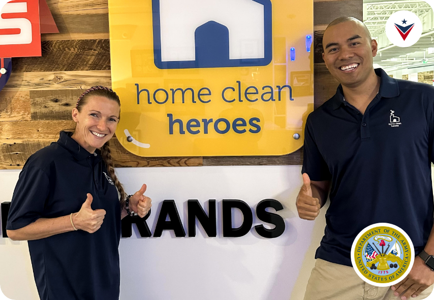 Julio Choy Vetrepreneur Franchisee Home Clean Heroes